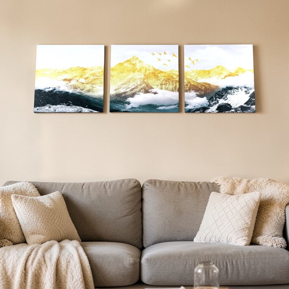 3 Piece Wall Art Home Office Decor